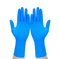 Gants en latex jetables et longue cuisine chirurgicale lave-vaisselle en caoutchouc imperméable à l'eau en plastique ménager en caoutchouc butadiène épaississement