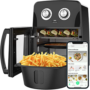 QANA 12L Multifunctional WIFI support oil free Dishwasher Safe Frying Accessories Electric Air Fryer
